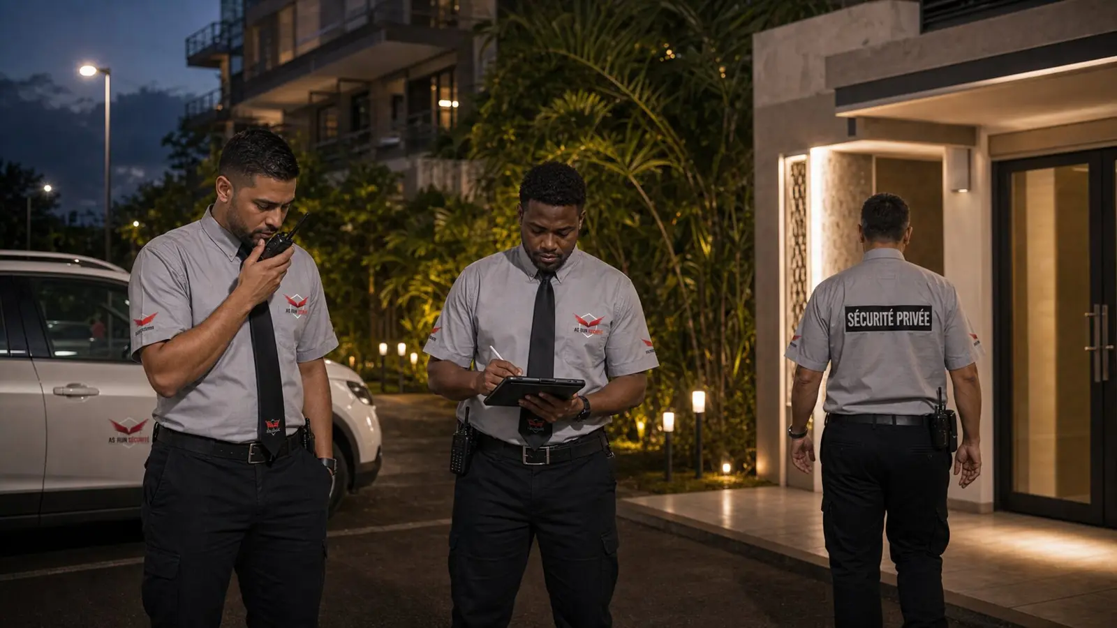 Équipe ASRUN préparant une mission de sécurité à La Réunion