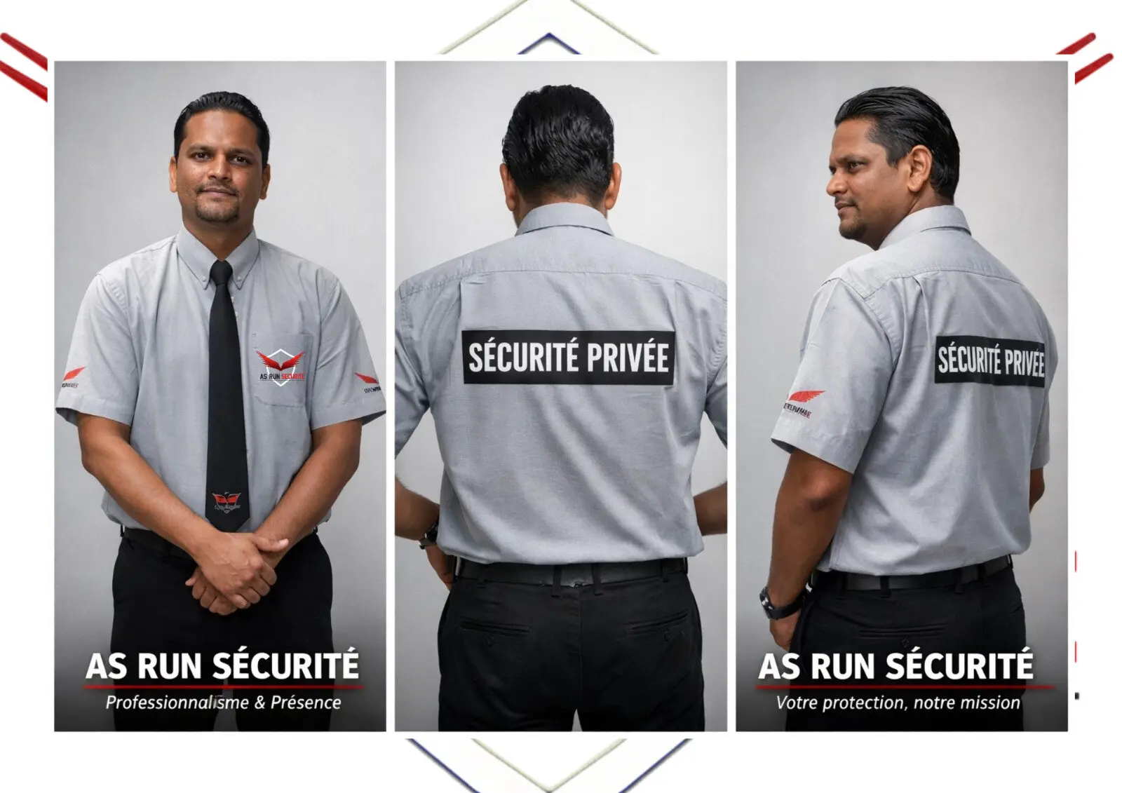 Uniforme officiel ASRUN SÉCURITÉ